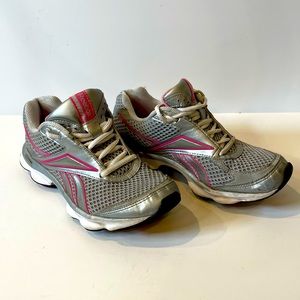 Reebok Women's Runtone Action Running Shoes Silver/Pink Size 6.5